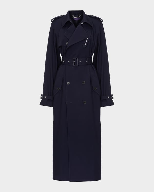 Giorgio Armani Drawstring Maxi Coat | Neiman Marcus