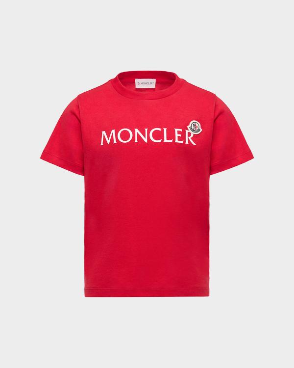 Moncler Boy's Shark Eating Logo Short-Sleeve T-Shirt, Size 12-14