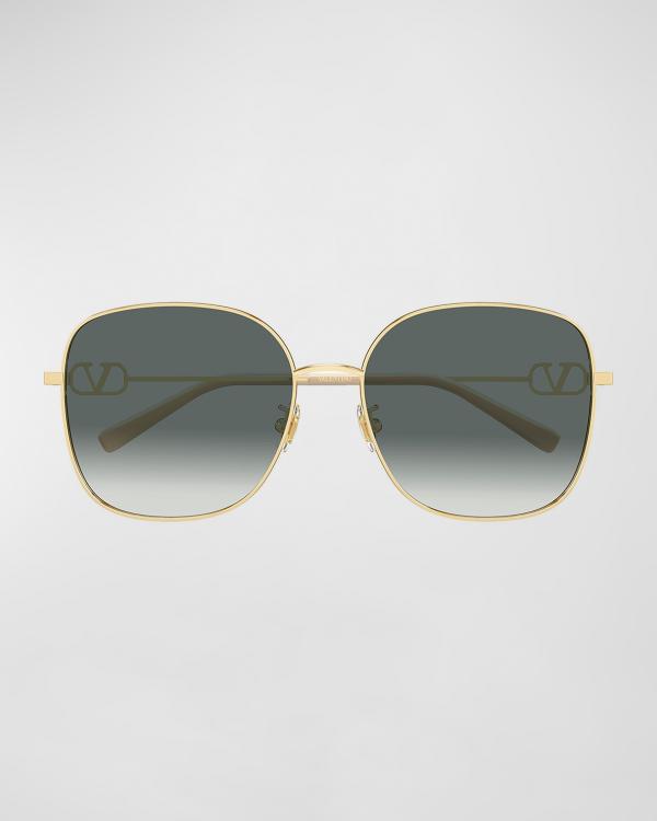 Valentino Stunning Crystal Encrusted Shimmering Metallic Logo Frames Sunglasses Valentino | Accessories | Valentino Stunning Crystal  main image 4