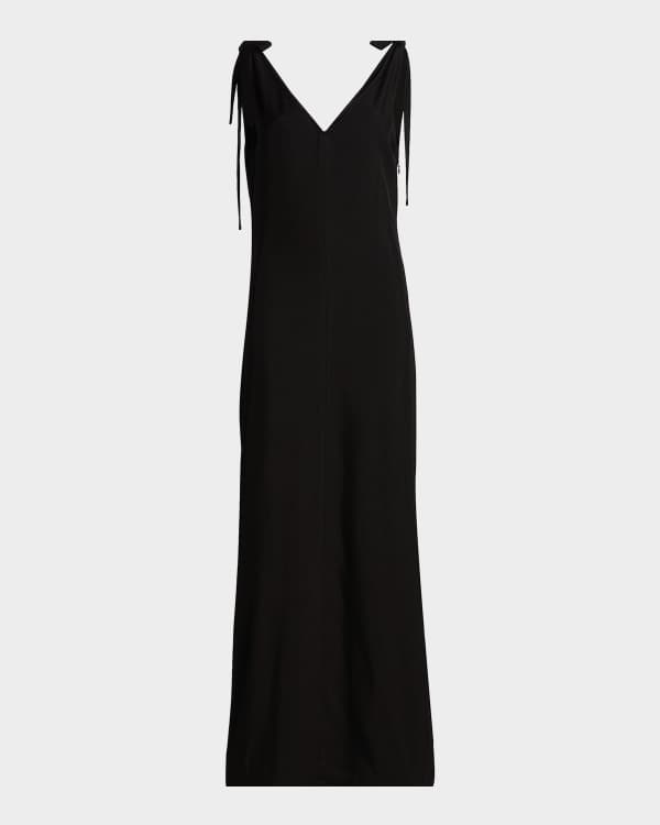 black shift dresses for funeral Ventura Soutache Maxi Dress Black / S/M main image 0