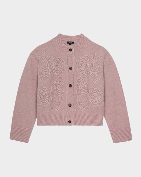 Rails Rayleen Contrast Stitch Cardigan | Neiman Marcus