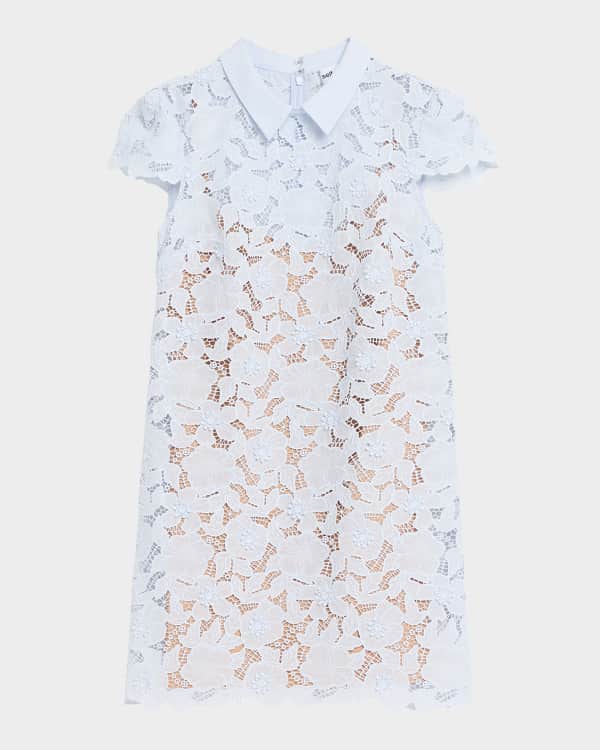 Self-Portrait Pansy-Print Chiffon Crossover Midi Dress | Neiman Marcus