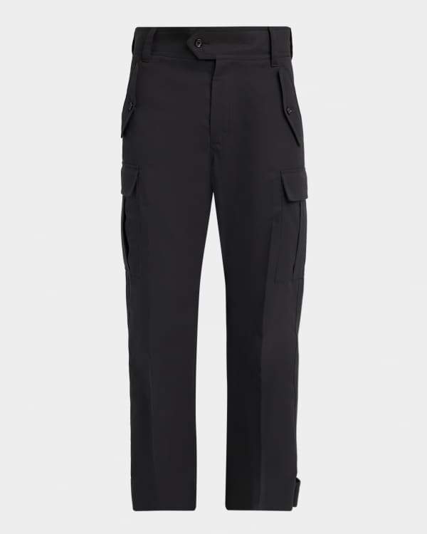 Homme Plisse Issey Miyake Men's Pleated Straight Pants | Neiman Marcus