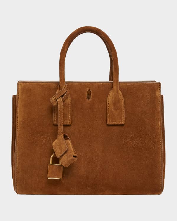 Saint Laurent Cassandre Mini YSL Cube Leather Top-Handle Bag