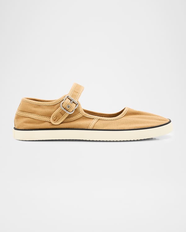 【lemon】Miu Miu Leather Mary Janes Miu Miu Leather Mary Jane Ballerina Flats | Neiman Marcus