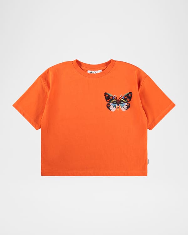 Burberry Girl's Rainy Day Bear Cotton T-Shirt, Size 3-14 | Neiman