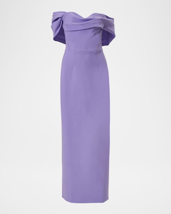 Carolina Herrera Tiered Ruffle Strapless High-Low Gown | Neiman Marcus