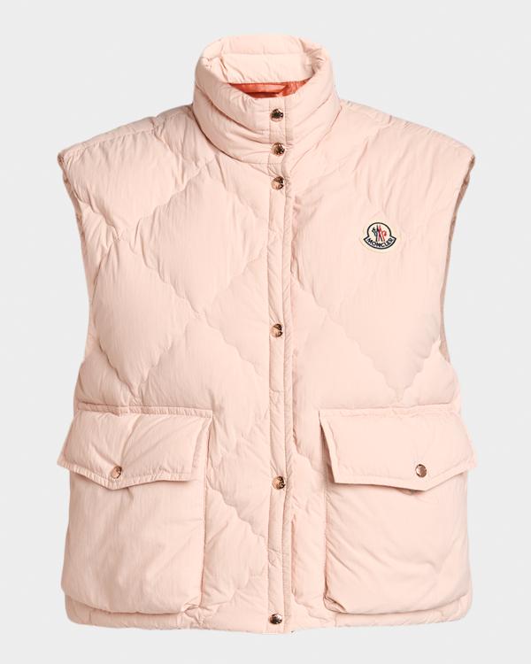 Moncler Grenoble Teddy Fleece Puffer Vest | Neiman Marcus