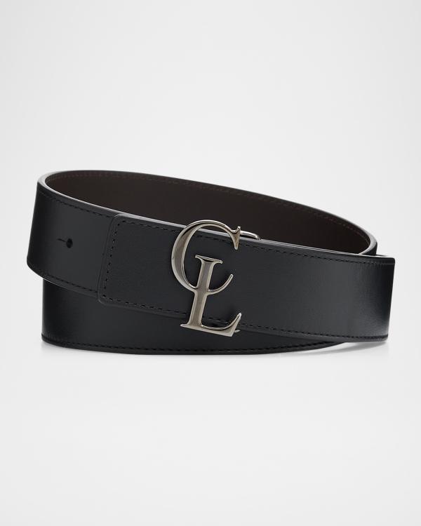 Christian Louboutin Men's Loubi Sneaker Spiked Belt | Neiman Marcus