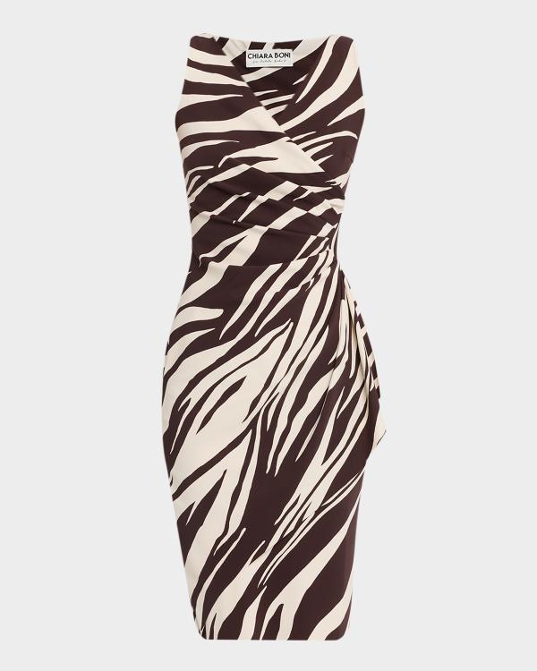 aidan mattox pleated bodycon crepe back satin midi dress Aidan Mattox Pleated Bodycon Crepe Back Satin Midi Dress