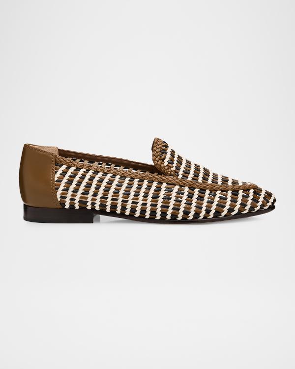 Veronica Beard Raffia Penny Loafers size 8 with Box Veronica Beard Penny Raffia Loafers In Natural - 75% Off  main image 4