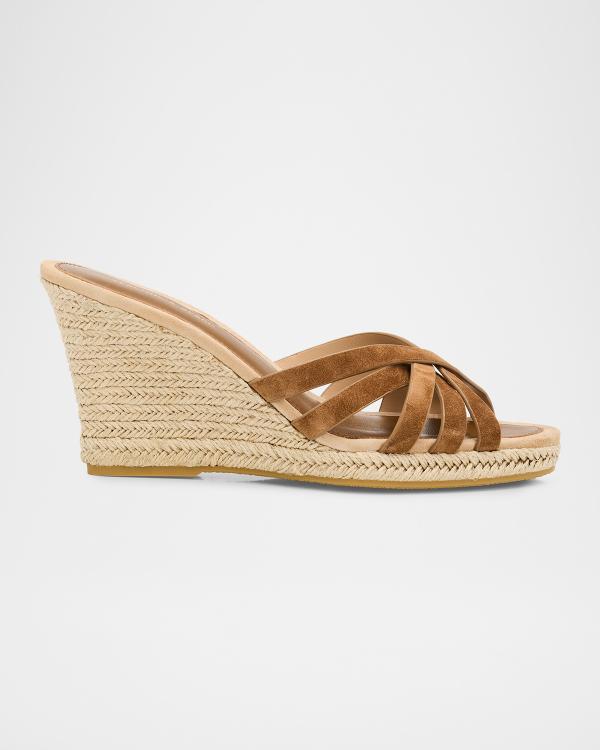 Veronica Beard Caterina Leather Sandals | Neiman Marcus