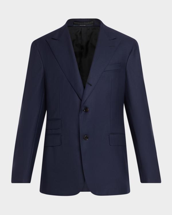 Prada Men's Linen Single-Breasted Blazer | Neiman Marcus