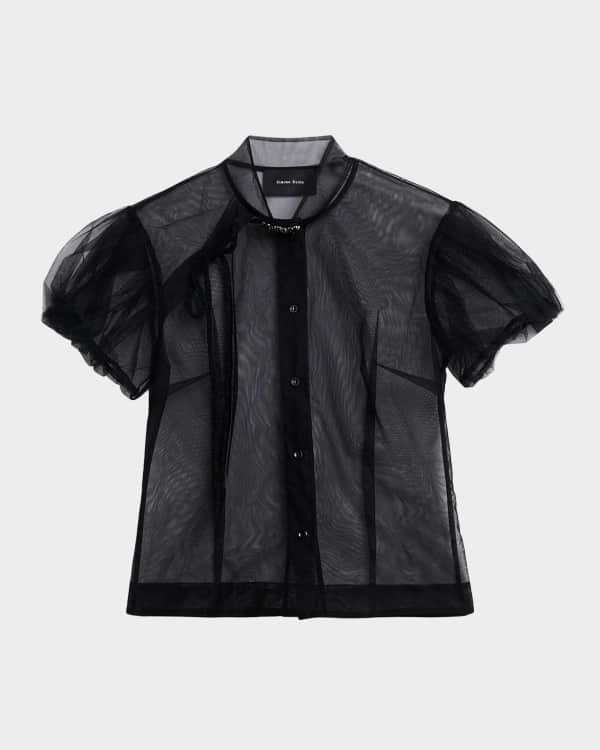 Zimmermann Coco Embroidered Denim Shirt