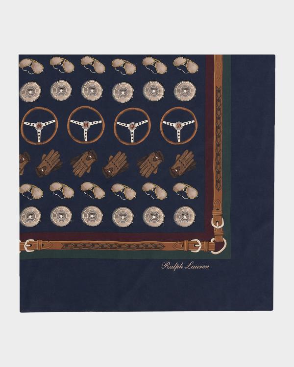 Ralph Lauren Purple Label Men's Amura Paisley Silk Scarf | Neiman