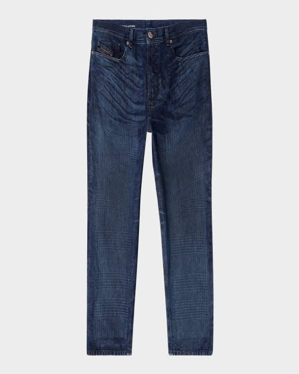 Diesel Men's Drop-Waist Cotton & Hemp Jeans | Neiman Marcus