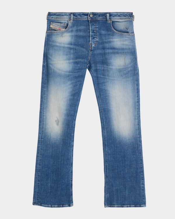 Diesel Men's D-1993 d-vyl l32 DNA Wash Straight-Leg Jeans | Neiman