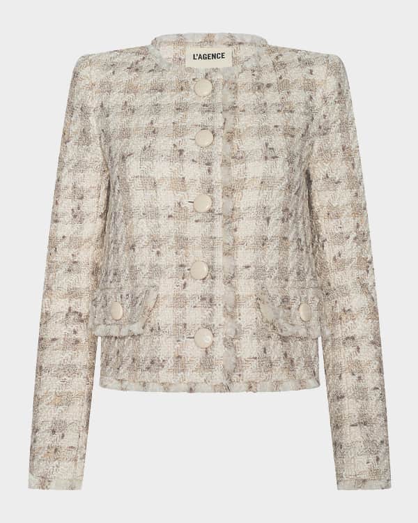 FRAME The Tweed Fringe Jacket | Neiman Marcus