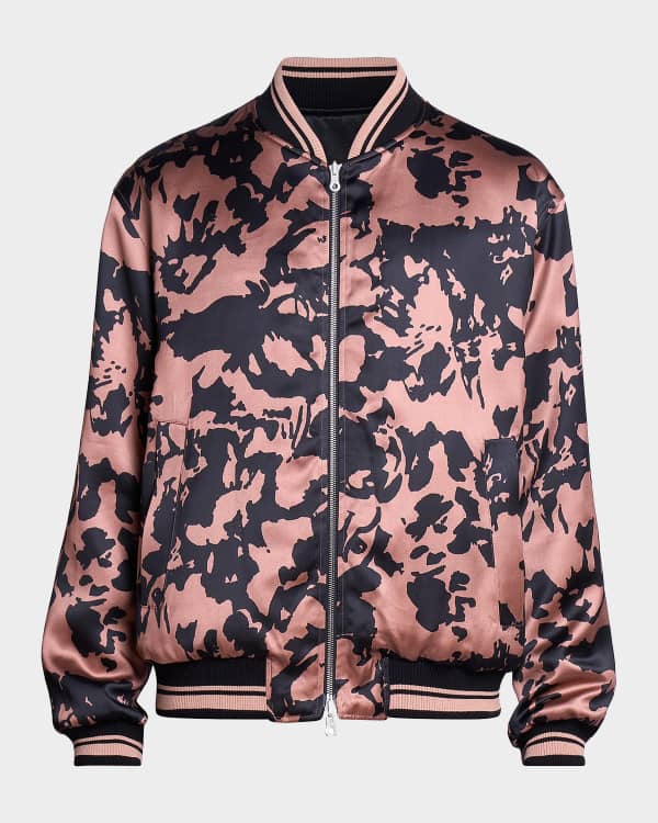 Dries Van Noten Men's Volker Reversible Bomber Jacket | Neiman Marcus