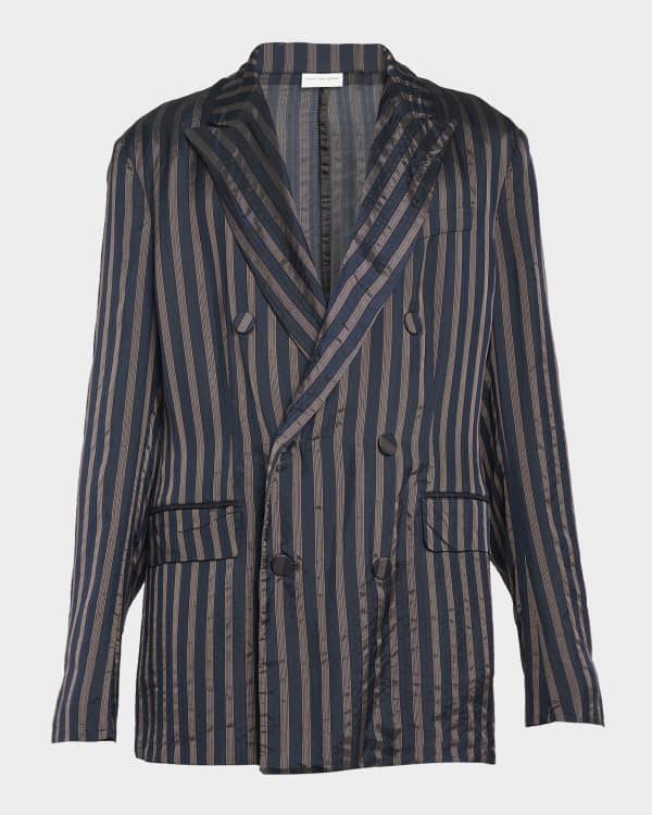 Dries Van Noten Men's Vorrie Nylon Gabardine Jacket | Neiman Marcus