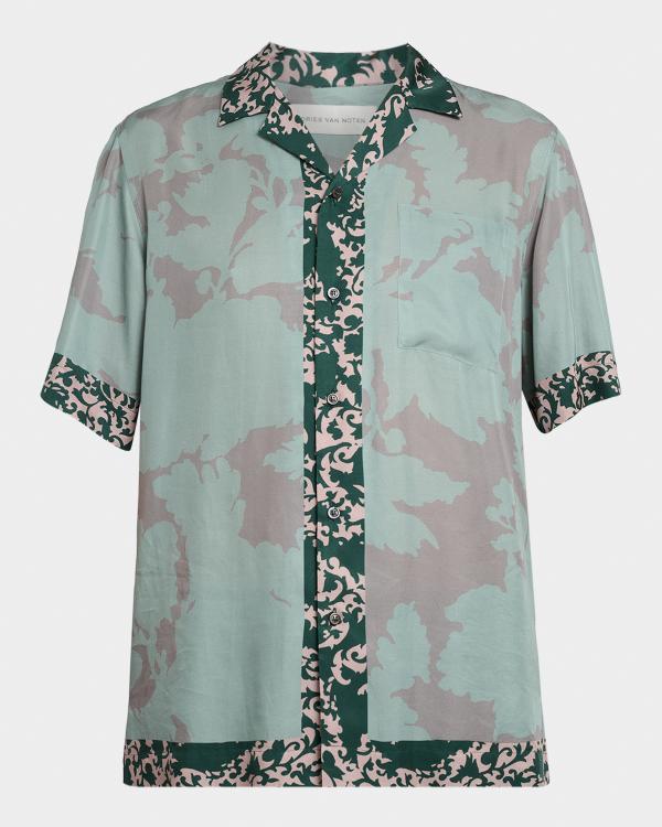 DRIES VAN NOTEN “HADY PATCH TANK TOP” Dries Van Noten Men's Hady Patch Tank Top | Neiman Marcus