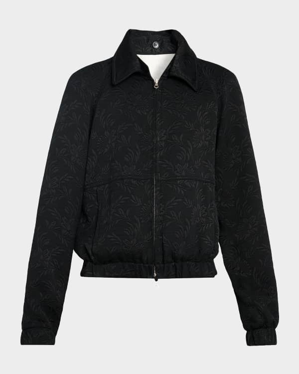 Dries Van Noten Men's Vorrie Nylon Gabardine Jacket | Neiman Marcus