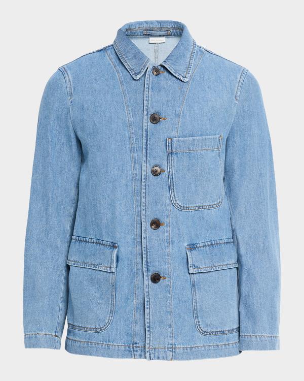 Dries Van Noten Men's Vorrie Nylon Gabardine Jacket | Neiman Marcus