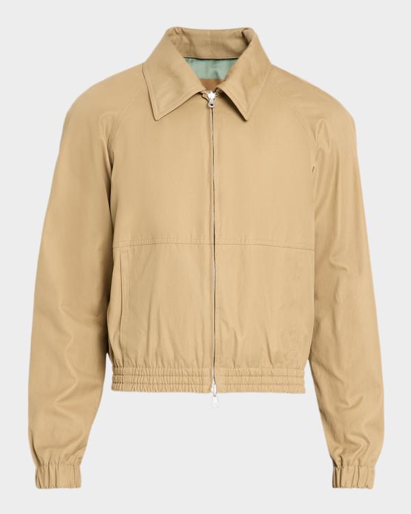 Prada Men's Archive Poplin Jacket | Neiman Marcus