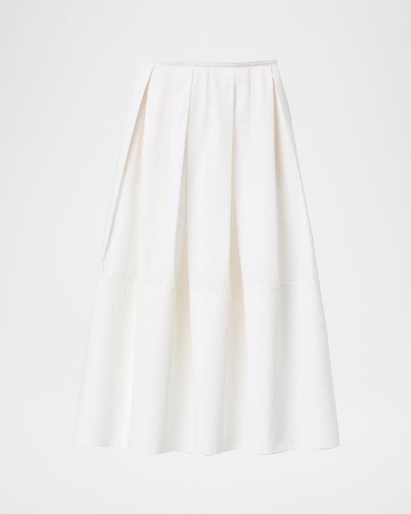 Cinq à Sept Zelda Asymmetric Denim Skirt | Neiman Marcus