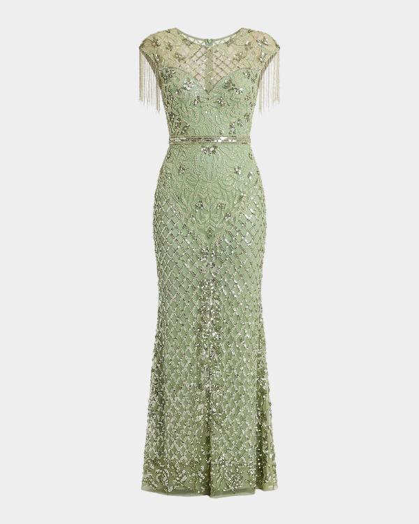 neiman marcus petite formal dresses Mac Duggal Sequin-Embellished Slip Gown Collection:WK212025REPEAT