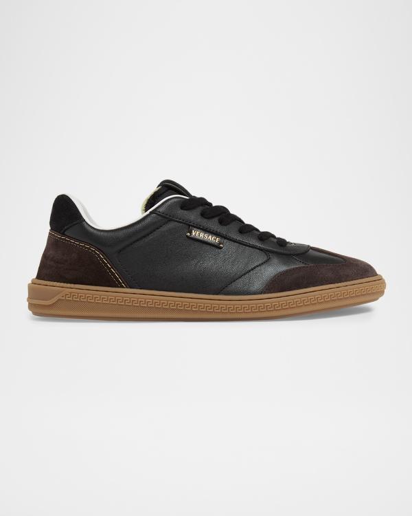 Versace Men's Medusa Biggie Greca Low-Top Sneakers | Neiman Marcus