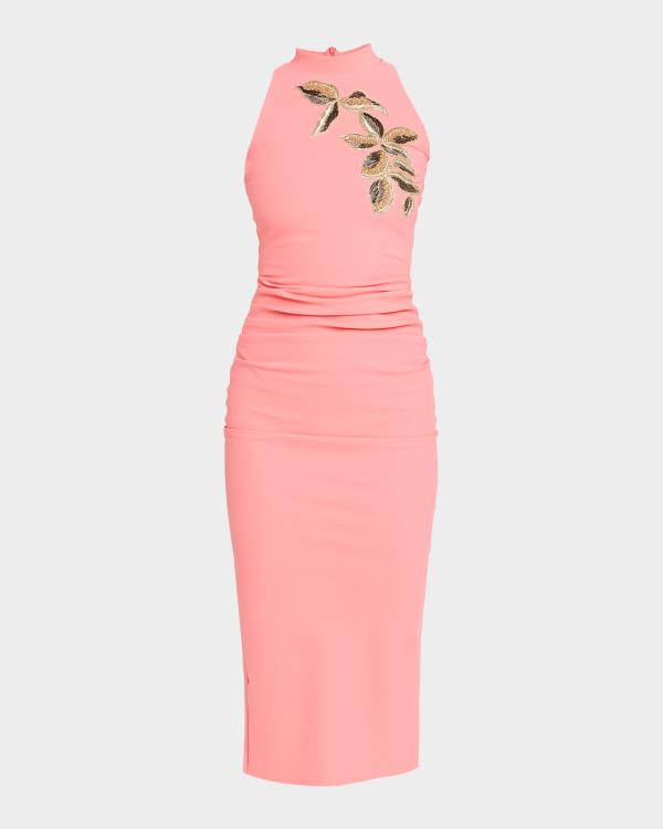 aidan by aidan mattox beaded halter swing dress Floral Bead & Sequin Mini delicate hem sets & dresses 80s Vintage Velvet Prom Belt Size (refer to sizing instructions below):30