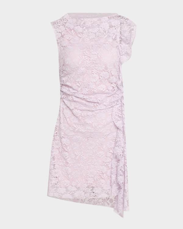 A.L.C. Delia Draped Tie-Dye Mini Dress | Neiman Marcus