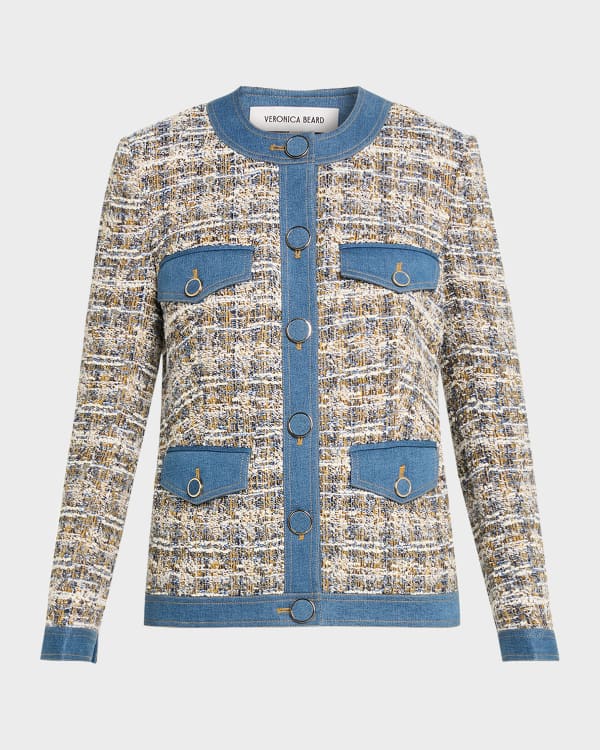 FRAME The Tweed Fringe Jacket | Neiman Marcus