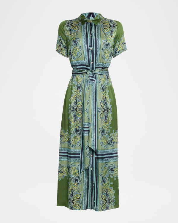 francesca's green wrap dress Francesca - Wrap Style Maxi Dress