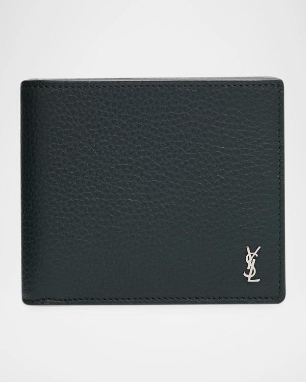 Saint Laurent Men's Saint Laurent Paris Bill Clip Wallet in Grain