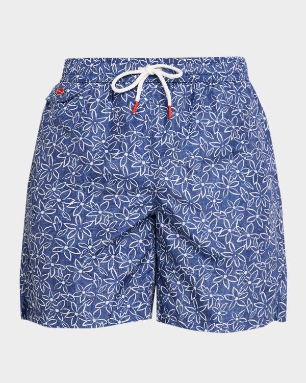 Orlebar Brown Men's Setter Orchis Print Swim Shorts, 4.5 Inseam