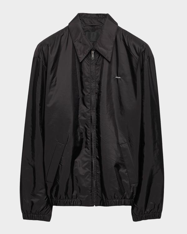 Prada Men's Re-Nylon Shirt Jacket | Neiman Marcus