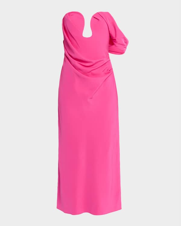 sachin and babi light blue dress Kimberley Halter Neck Ruffle Maxi Dress Beige– Selfie Leslie