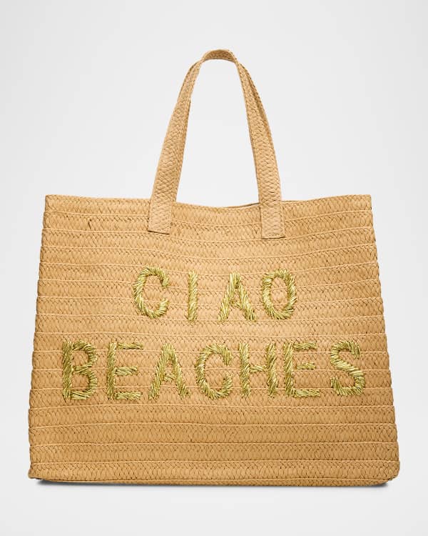 Ulla Johnson Lali Ruched Raffia Clutch Bag | Neiman Marcus
