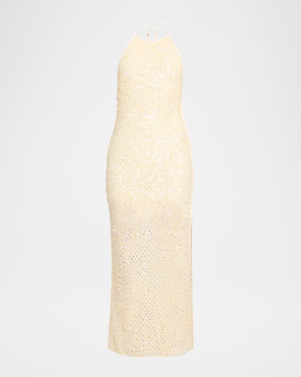 Geneva Draped Satin Gown
