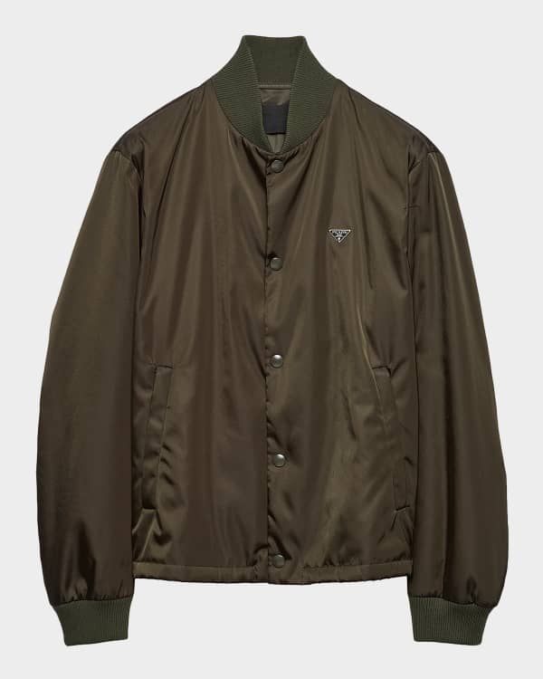 Prada Men's Re-Nylon Shirt Jacket | Neiman Marcus