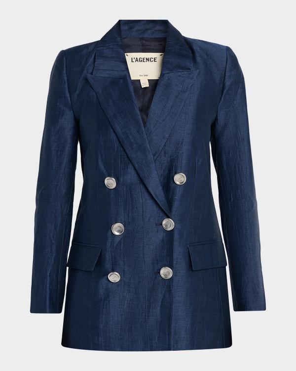 Theory Boxy Double-Breasted Vest | Neiman Marcus