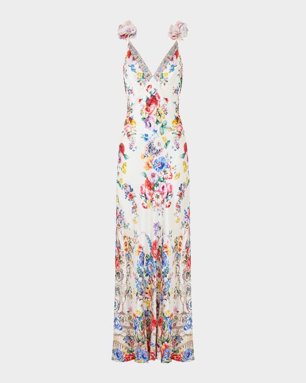 white christmas dresses The Palacio Playground Corset Dress With Long Flared Skirt