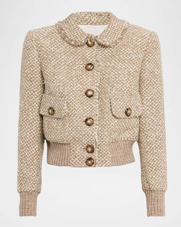 Giorgio Armani Embellished Tulle And Silk Bomber Jacket | Neiman