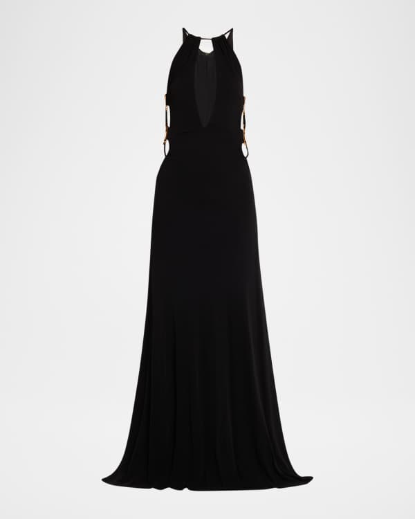 black halo evening dresses Ladies black faux leather dress – Wholesalenext main image 1