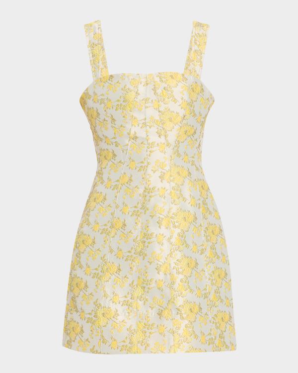 SIMKHAI Roxi Draped Jersey Midi Dress