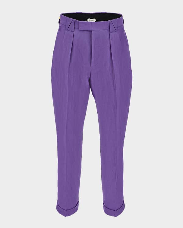 Versace Men's Eco Flared Suit Trousers | Neiman Marcus