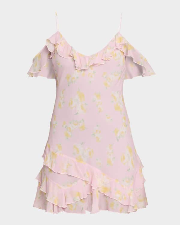 white christmas dresses Baltic Born Womens Marta Smocked Midi Dress | Summer Floral main image 0