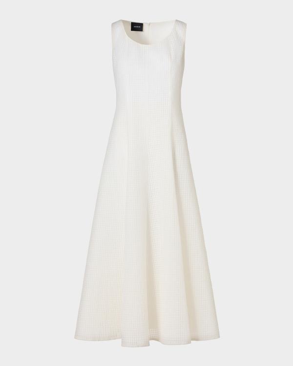 Callas Milano Sardinia Tiered Cotton Midi Dress